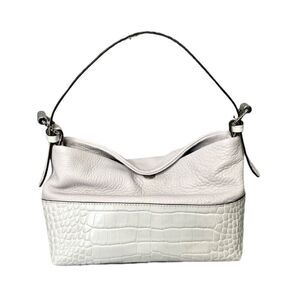Vince Camuto thistle genuine embossed leather slouchy structured hobo bag